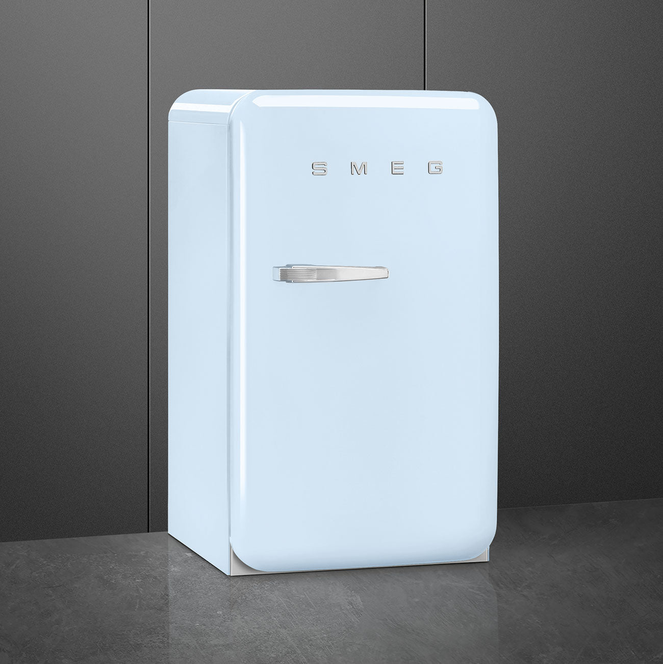 Tủ mát SMEG FAB10HRPB5 màu xanh pastel cánh phải