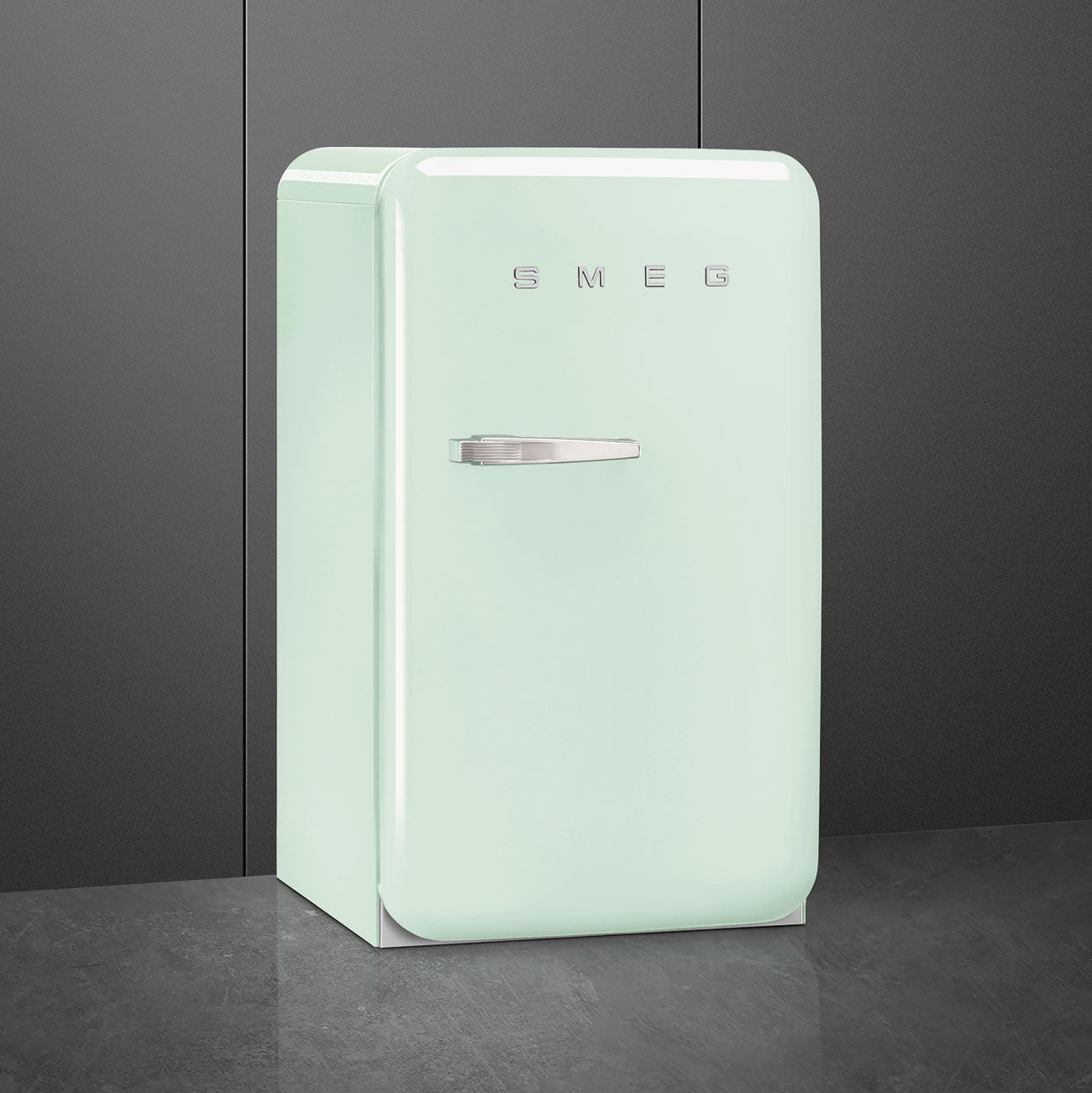 Tủ mát SMEG FAB10HRPG5 màu xanh lá cánh phải