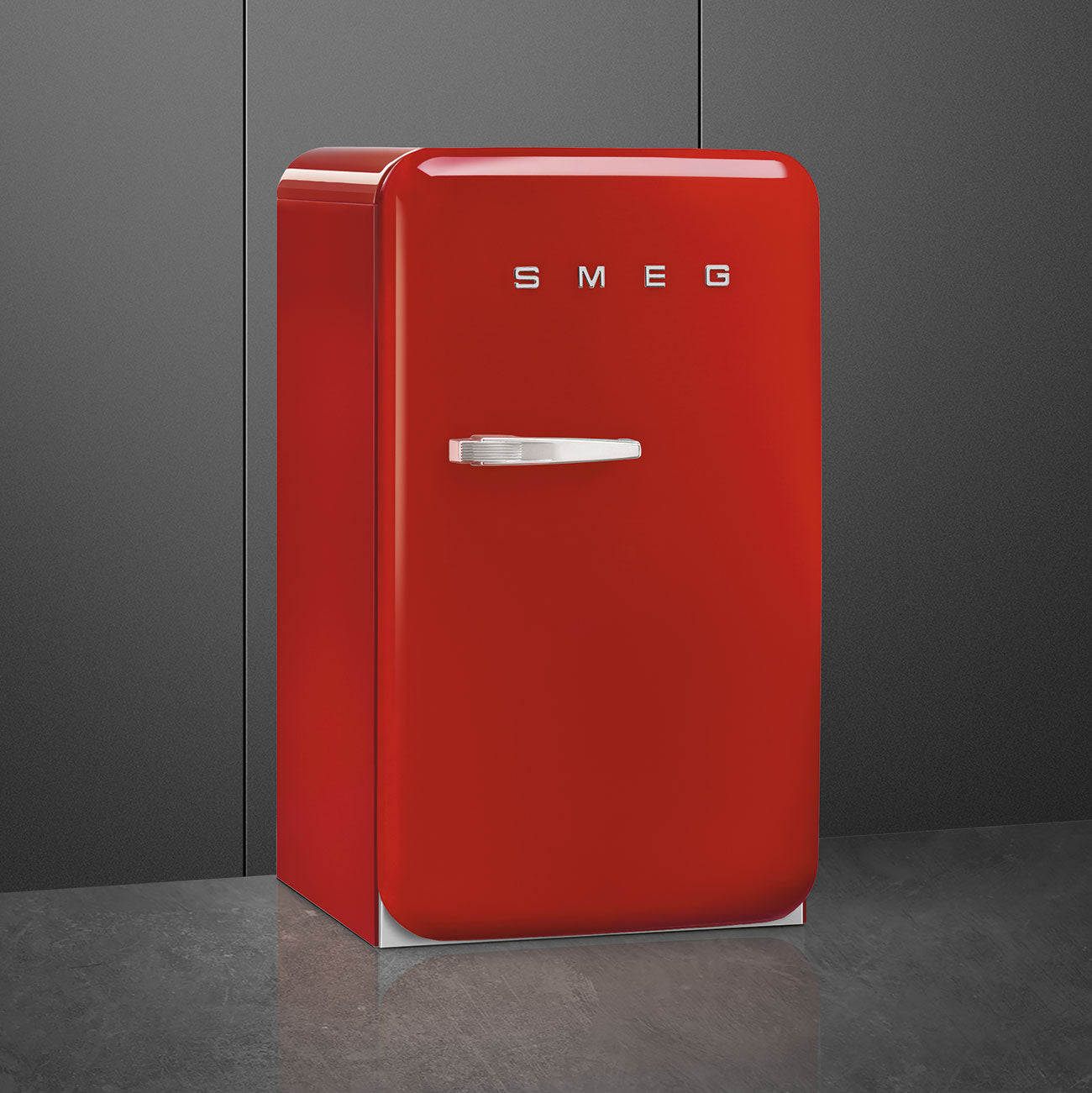 Tủ mát SMEG FAB10HRRD5 màu đỏ cánh phải