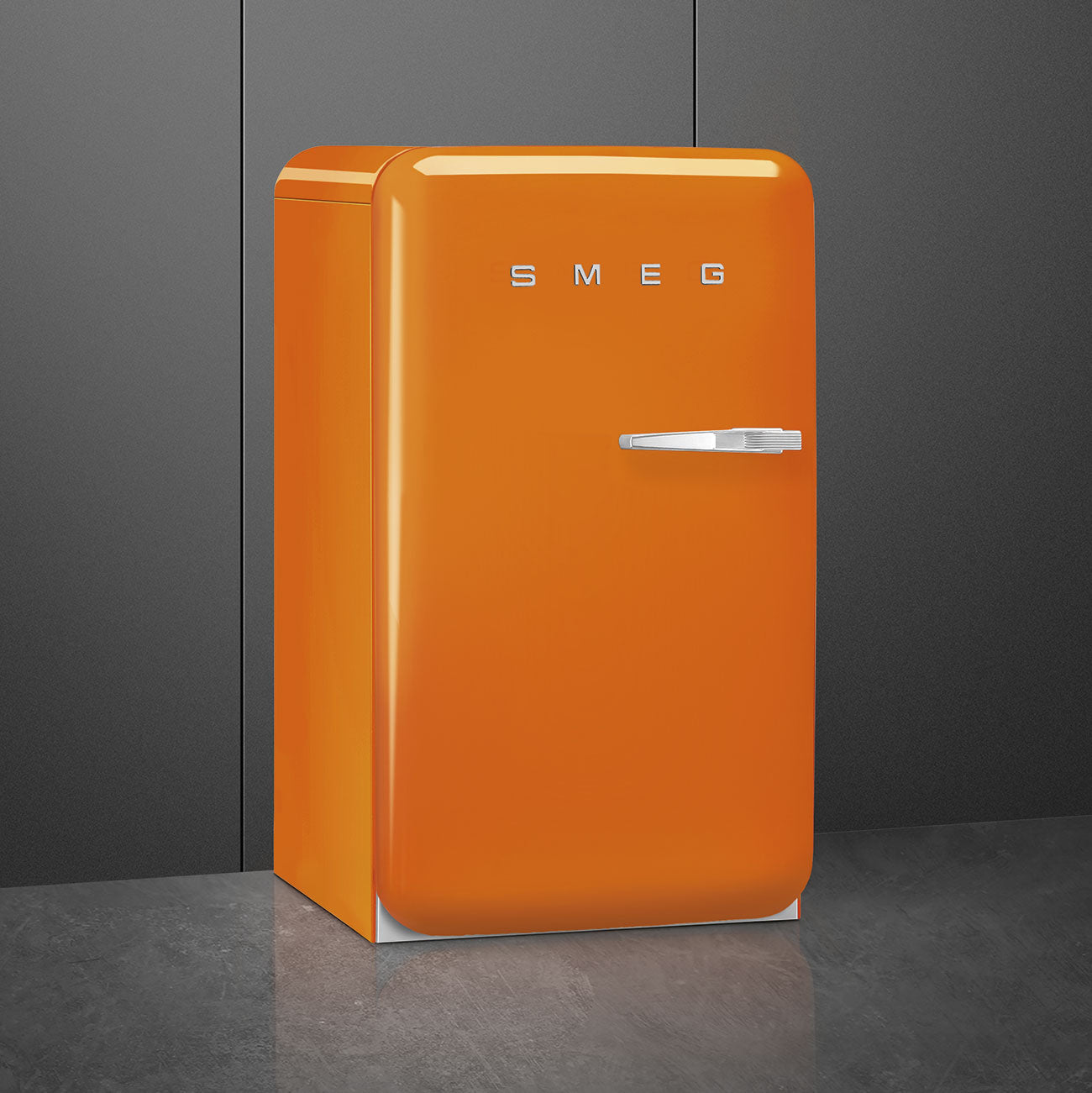 Tủ lạnh mini một cửa SMEG FAB10LOR5 màu cam cánh trái