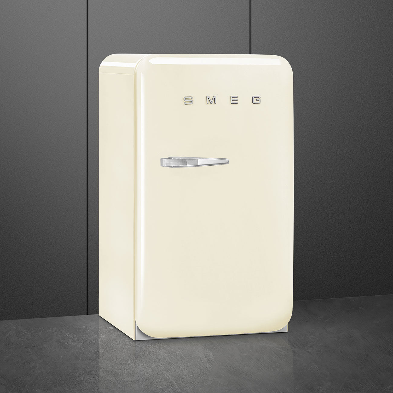 Tủ lạnh mini một cửa SMEG FAB10RCR5 màu kem cánh phải
