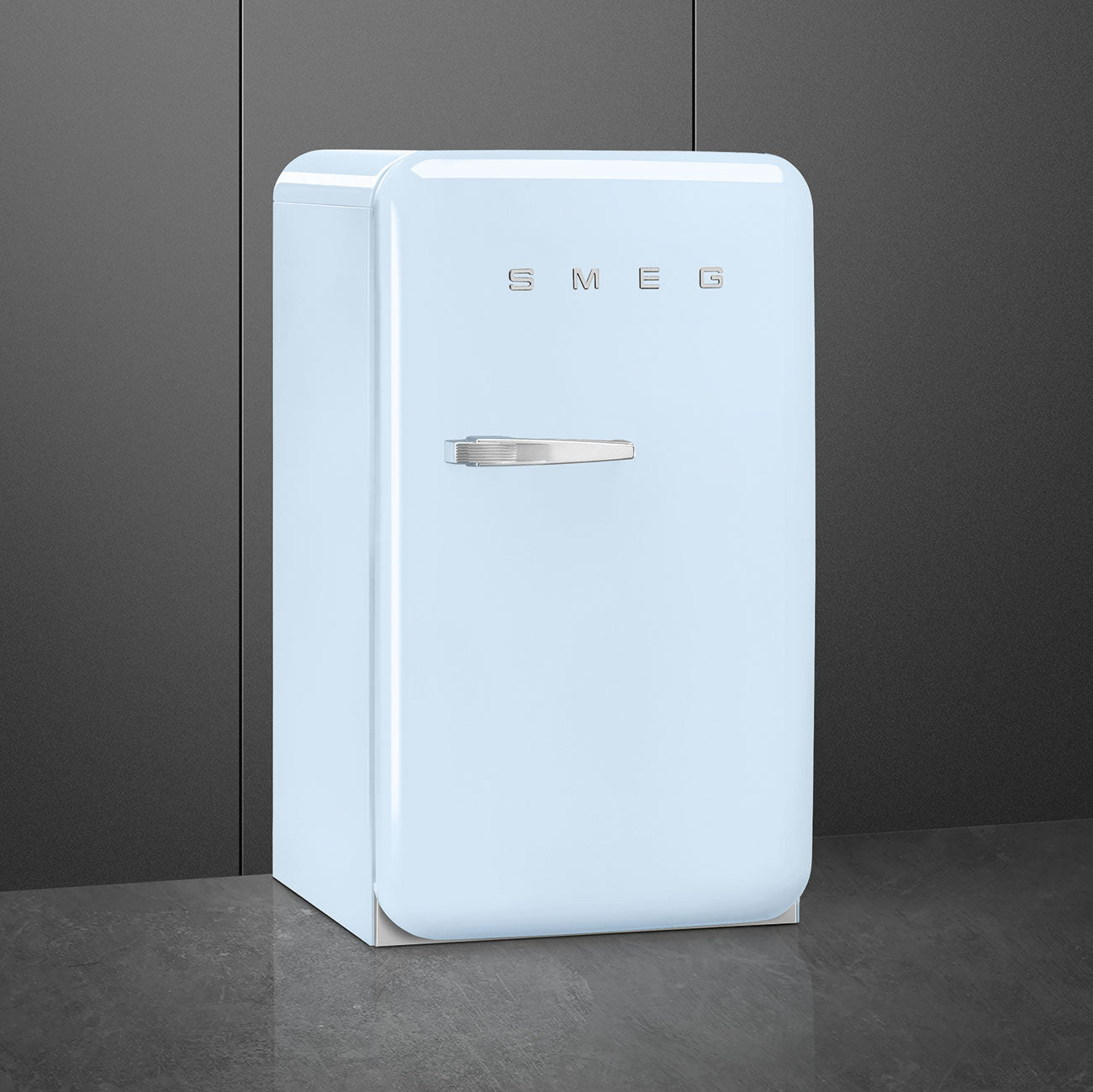 Tủ lạnh mini một cửa SMEG FAB10RPB5 màu xanh pastel cánh phải