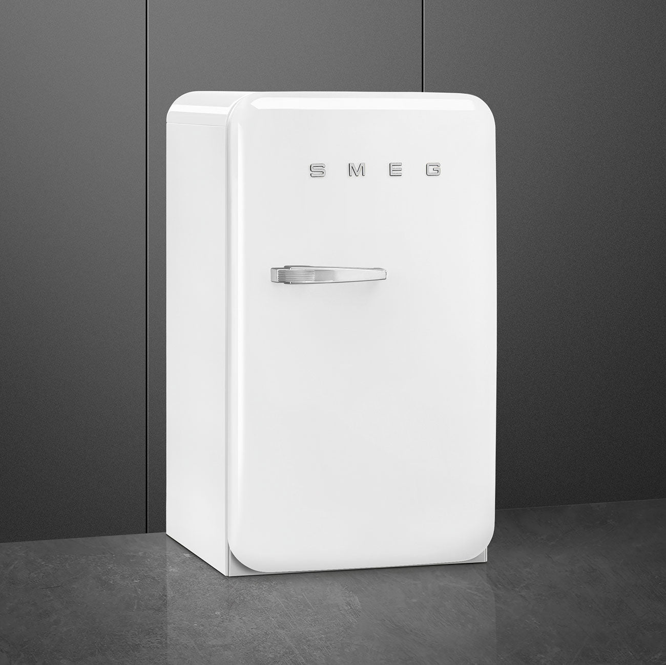 Tủ lạnh mini một cửa SMEG FAB10RWH5 màu trắng cánh phải