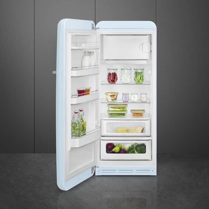 Tủ lạnh một cửa SMEG FAB28LPB5 màu xanh pastel cánh trái