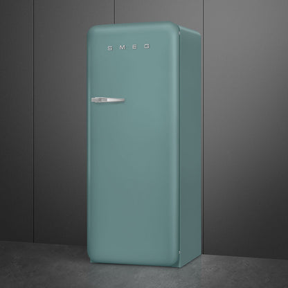 Tủ lạnh một cửa SMEG FAB28RDEG5 màu xanh ngọc lục bảo cánh phải