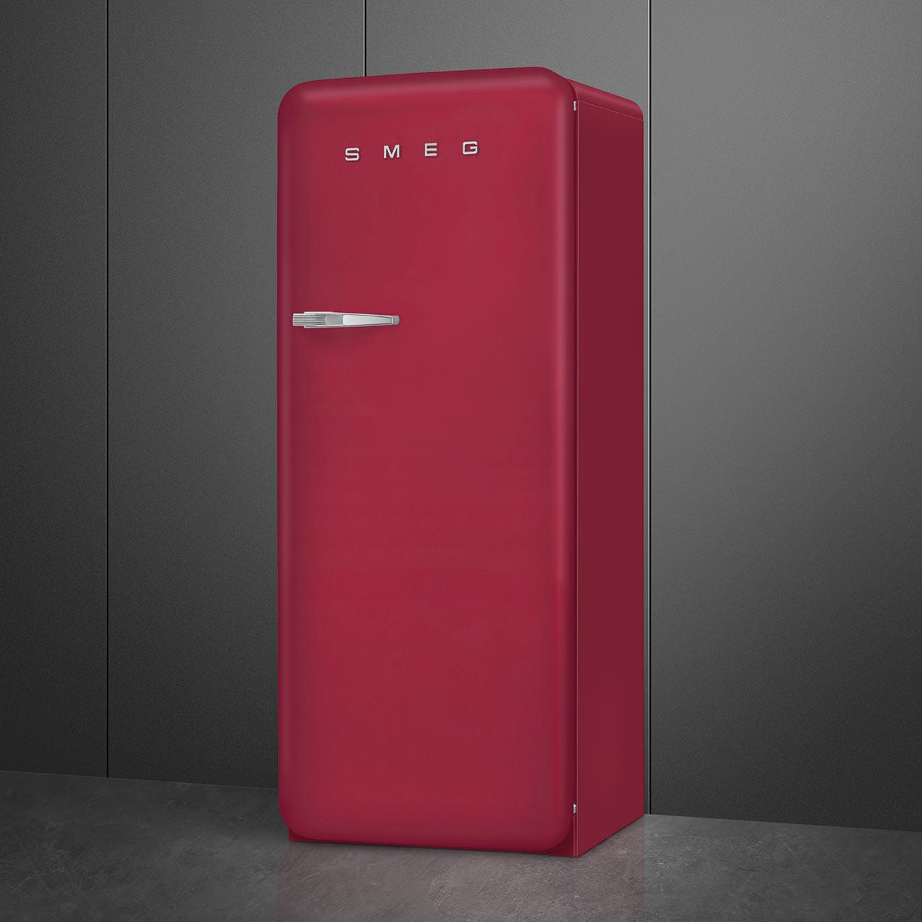 Tủ lạnh một cửa SMEG FAB28RDRB5 màu đỏ ruby cánh phải