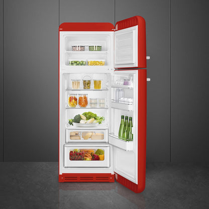 Tủ lạnh cửa đôi SMEG FAB30RRD5 màu đỏ cánh phải
