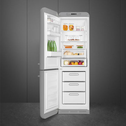 Tủ lạnh 2 ngăn SMEG FAB32LSV5 màu bạc cánh trái