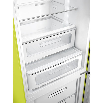 Tủ lạnh 2 ngăn SMEG FAB32RLI5 màu chanh xanh cánh phải