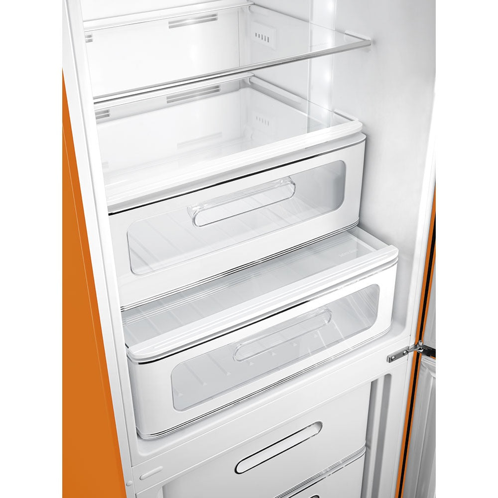 Tủ lạnh 2 ngăn SMEG FAB32ROR5 màu cam cánh phải