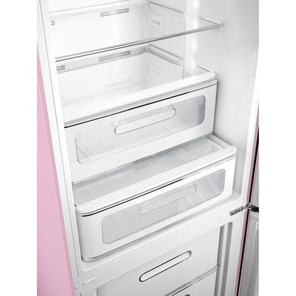 Tủ lạnh 2 ngăn SMEG FAB32RPK5 màu hồng cánh phải