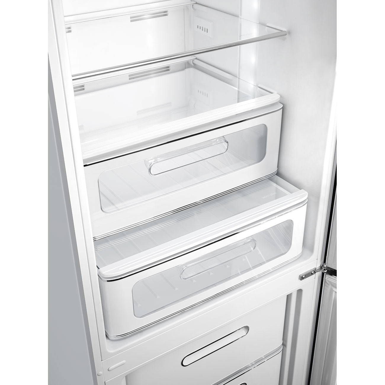 Tủ lạnh 2 ngăn SMEG FAB32RSV5 màu bạc cánh phải
