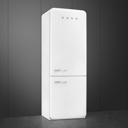 Tủ lạnh 2 ngăn đỉnh dưới SMEG FAB38RWH5 màu trắng cánh phải