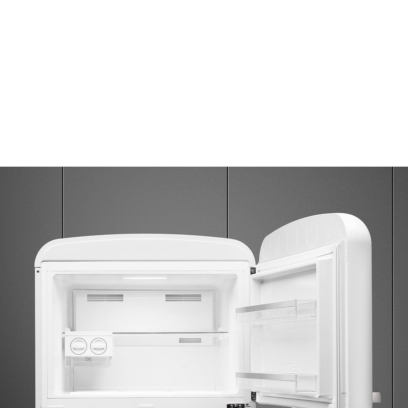 Tủ lạnh 2 ngăn SMEG FAB50RWH5 màu trắng cánh phải
