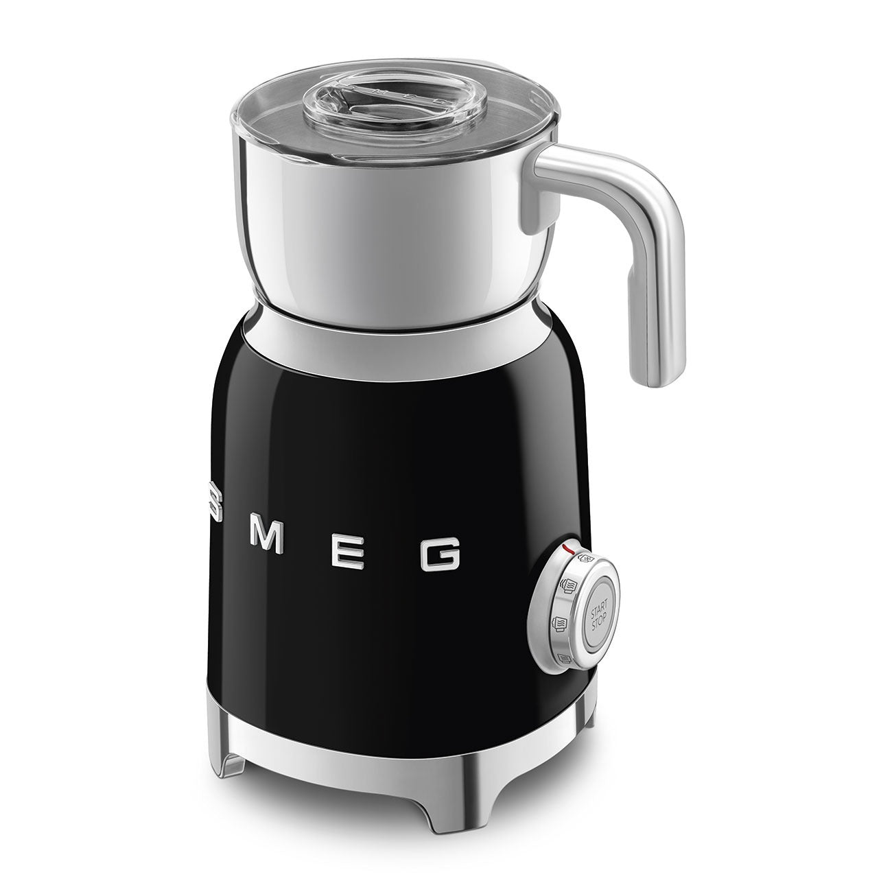 Máy đánh sữa tạo bọt SMEG MFF01BLEU màu đen