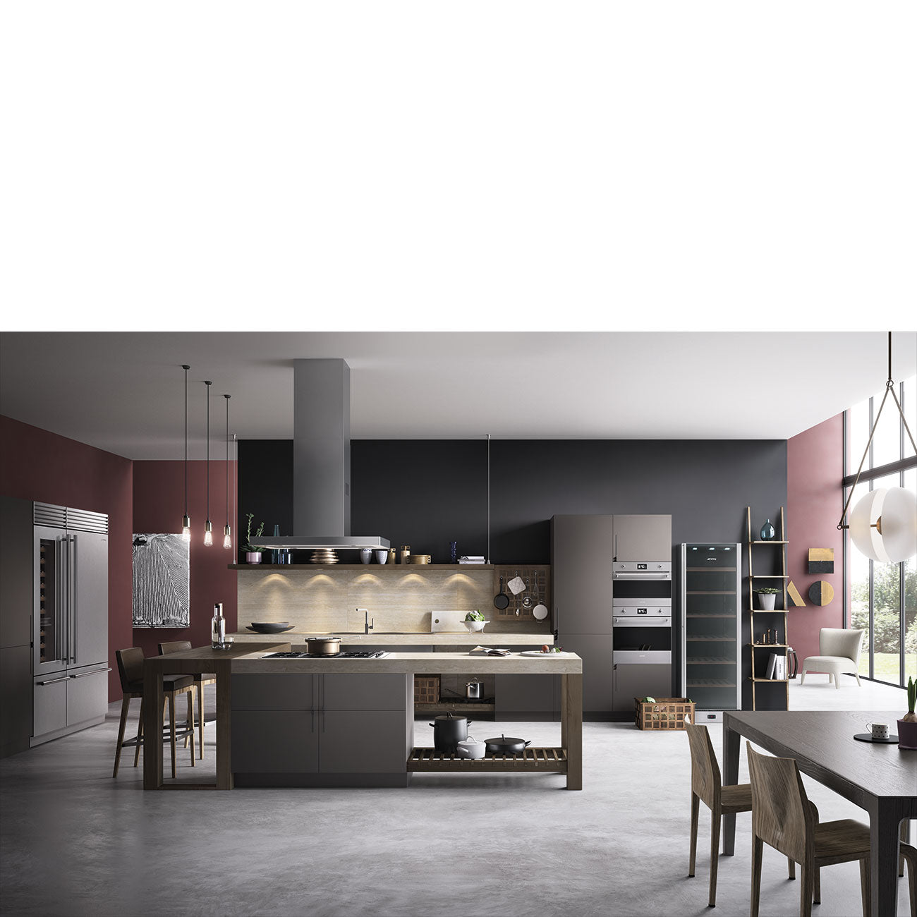 Tủ rượu độc lập SMEG SCV115A
