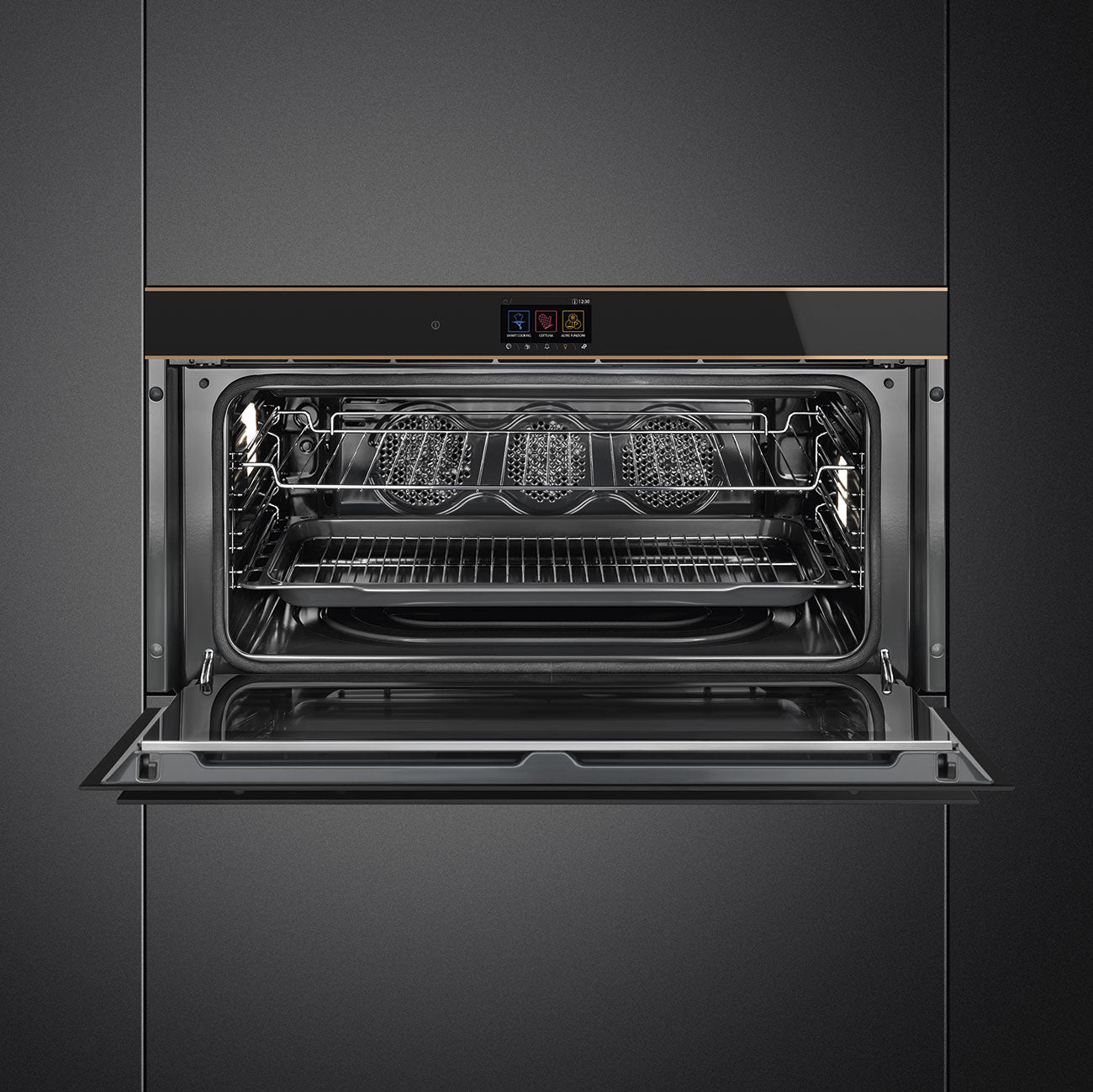 Lò nướng âm tủ SMEG SFPR9604TNR 90cm