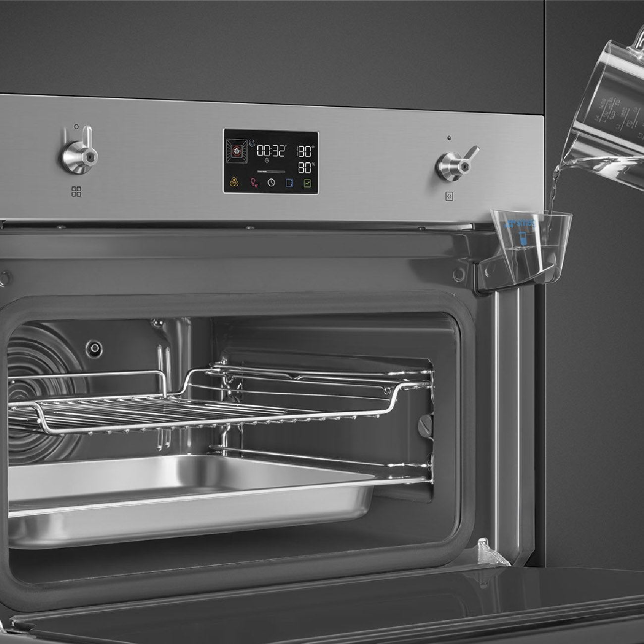 Lò nướng kết hợp hấp SMEG SO4302S3X