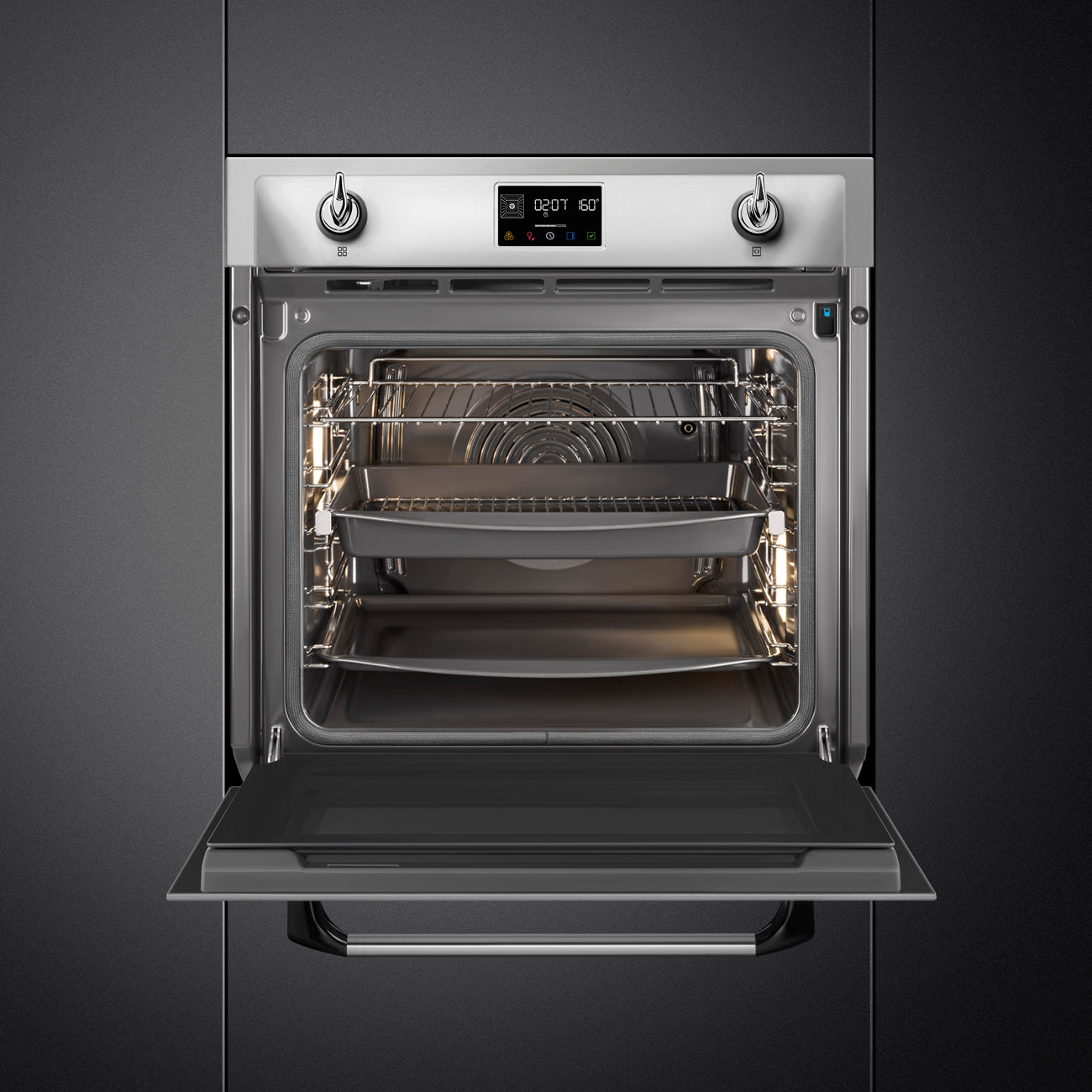 Lò nướng kết hợp hấp SMEG SOP6902S2PX