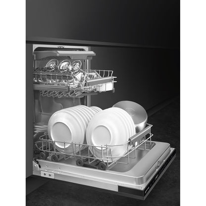 Máy rửa bát âm tủ SMEG ST4533IN màu đen