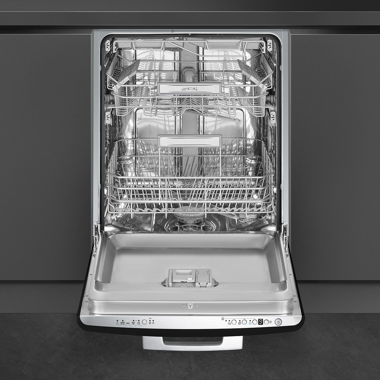 Máy rửa bát âm tủ SMEG STFABBL3 màu đen