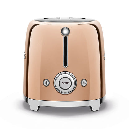 Máy nướng bánh mì SMEG TSF01RGEU màu hoa hồng vàng