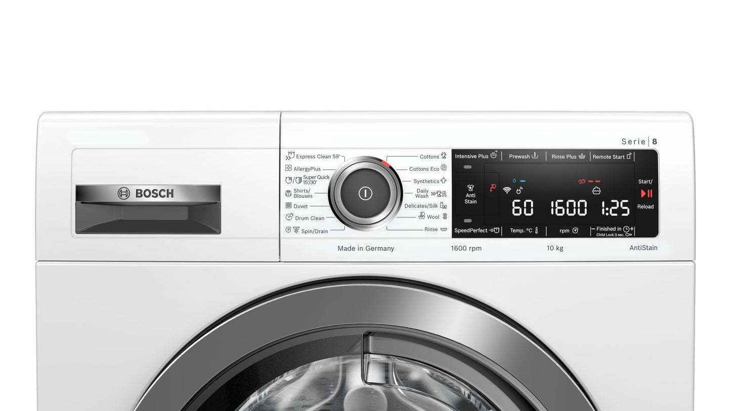 Máy giặt BOSCH WAX32M40SG |Series 8
