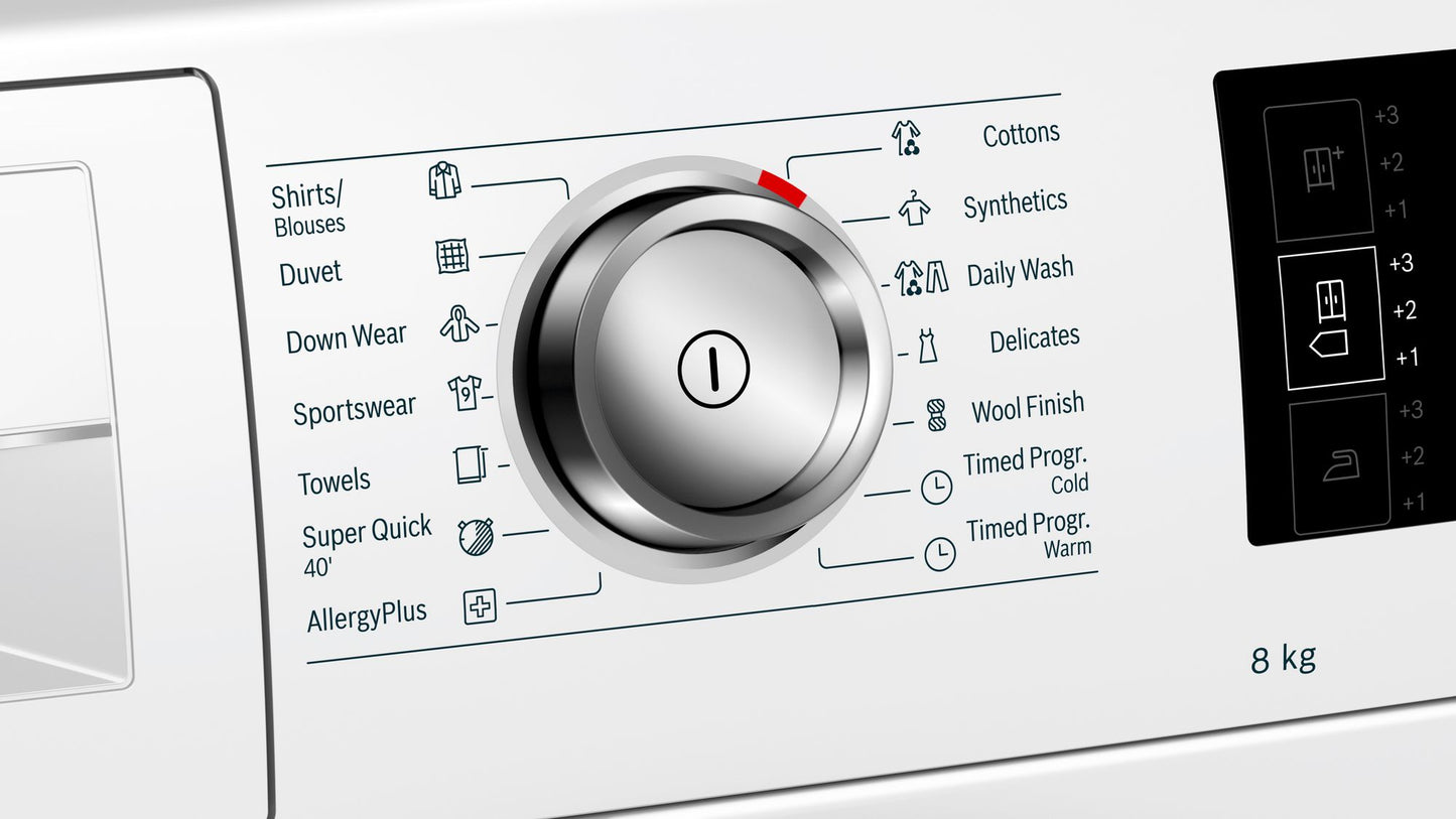 Máy sấy quần áo BOSCH WTW876H8SG|Serie 6