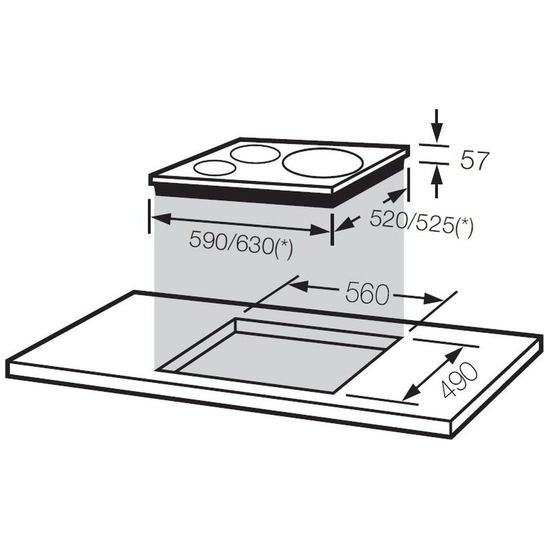 Bếp điện FAGOR 2V-33TS