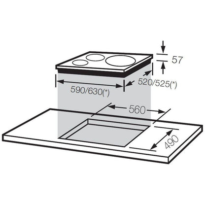 Bếp điện FAGOR 2V-33TS