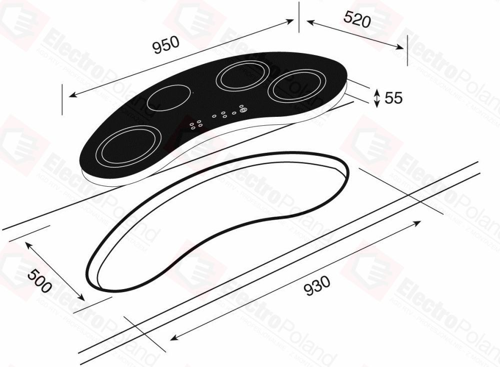 Bếp từ TEKA VRTC 95 4I