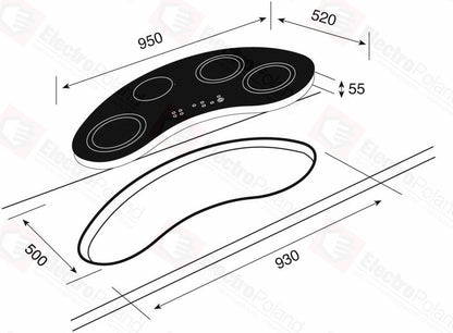 Bếp từ TEKA VRTC 95 4I