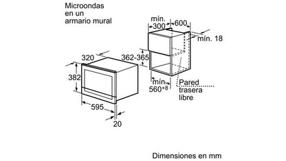 Lò vi sóng âm tủ SIEMENS HF25M5L2