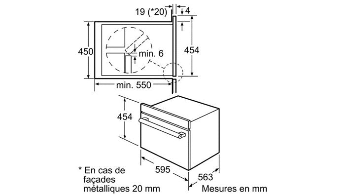 Lò vi sóng âm tủ SIEMENS HF35M562
