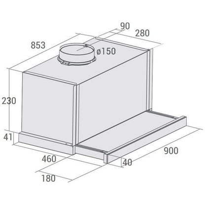 Máy hút mùi âm tủ FAGOR AF3-949X