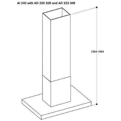 Máy hút mùi treo tường GAGGENAU AI240120