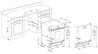 Máy rửa bát âm tủ BRANDT VH1225XE