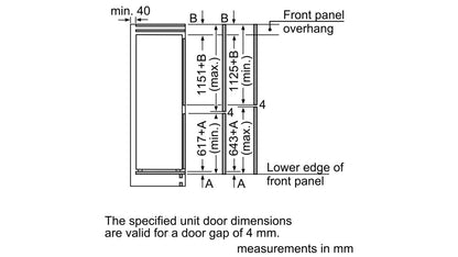 Tủ lạnh âm tủ BOSCH KIS87AF30T Serie 6