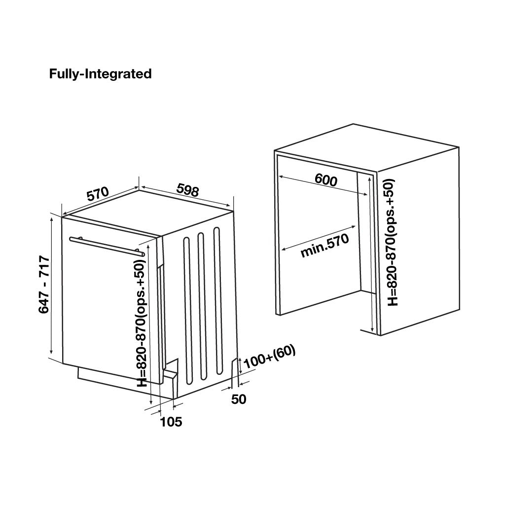 Máy rửa bát âm tủ HAFELE HDW-FI60A 533.23.260