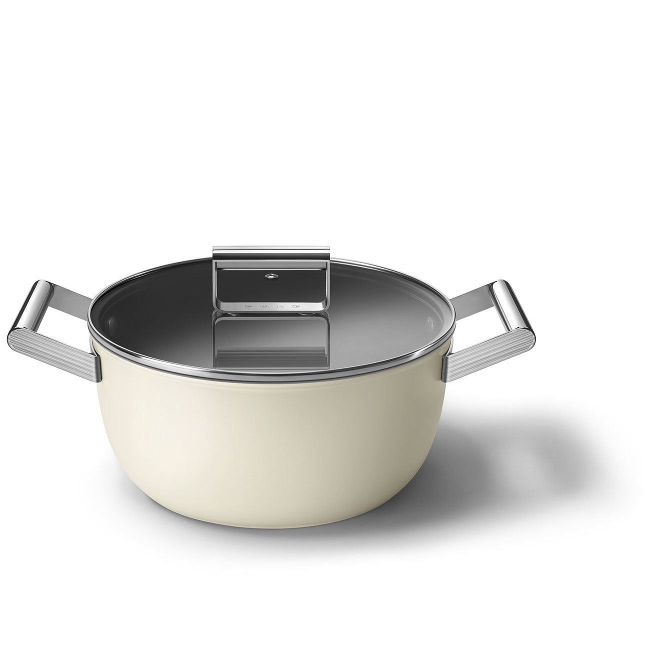 Xoong nồi Smeg CKFC2411CRM màu kem 24cm