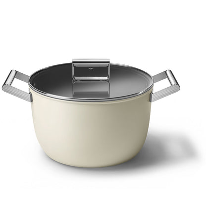 Xoong nồi Smeg CKFC2611CRM màu kem 26cm