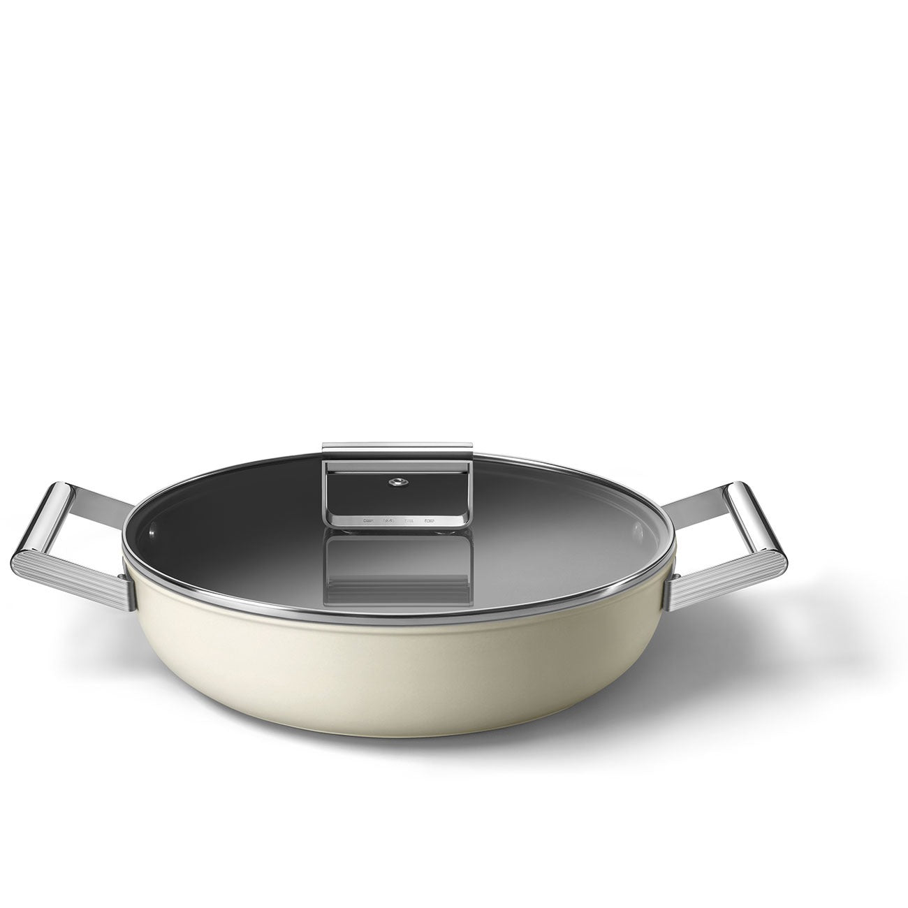 Chảo sâu Smeg CKFD2811CRM màu kem 28cm