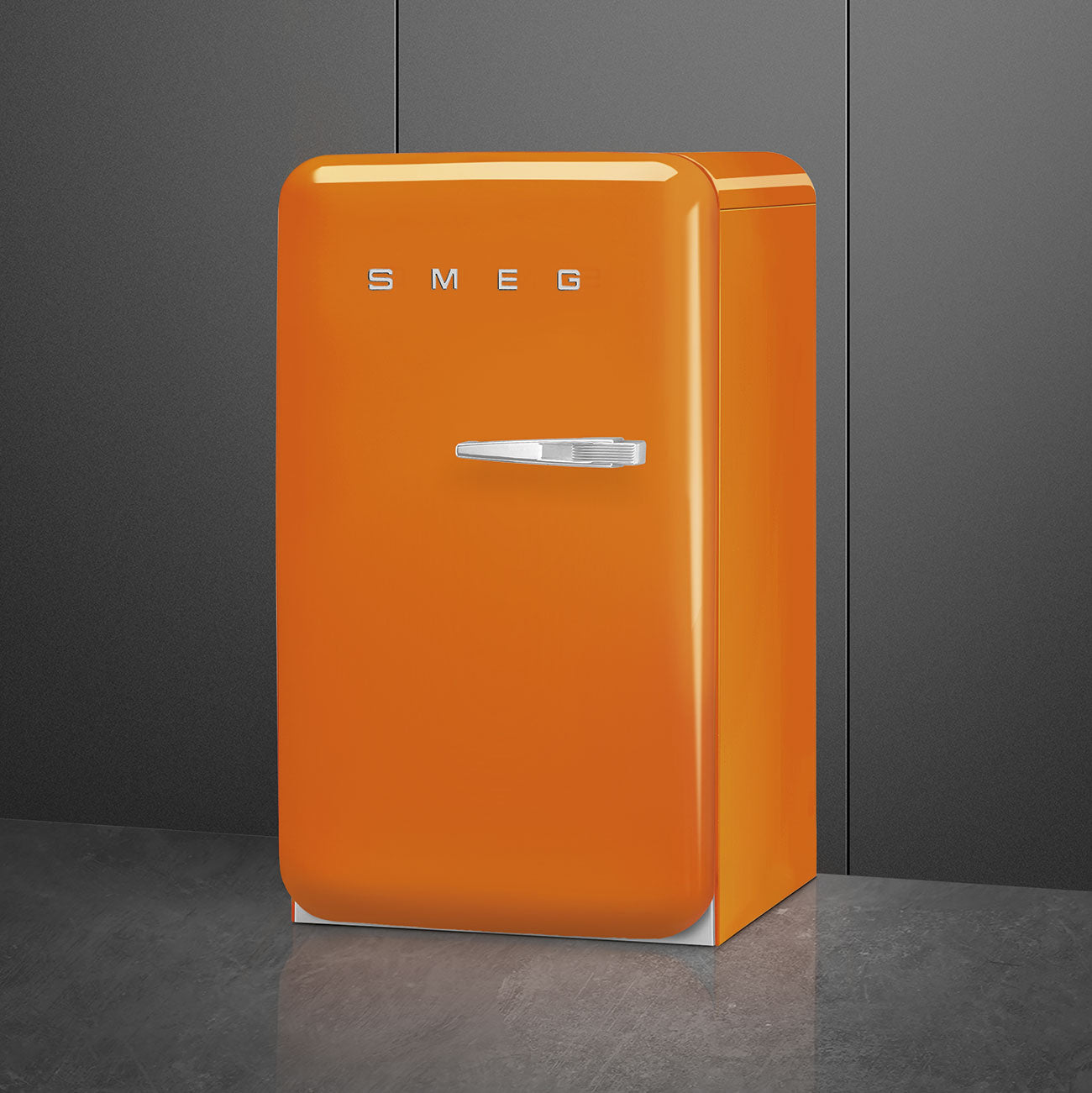 Tủ lạnh mini một cửa SMEG FAB10LOR5 màu cam cánh trái