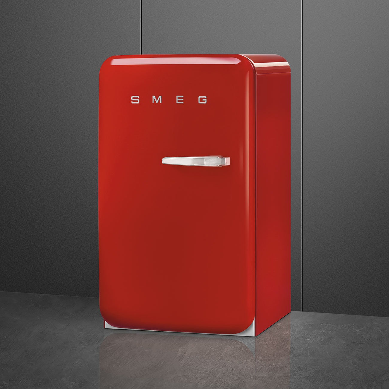 Tủ lạnh một cửa SMEG FAB10LRD6 màu đỏ cánh trái