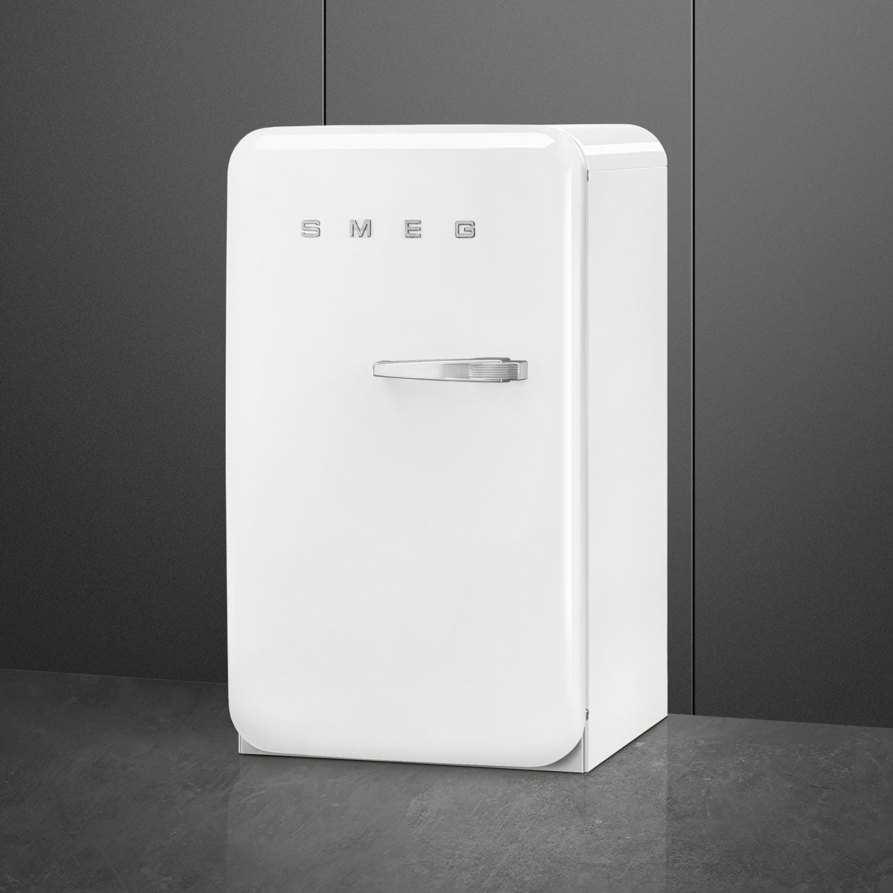 Tủ lạnh mini một cửa SMEG FAB10LWH5 màu trắng cánh trái