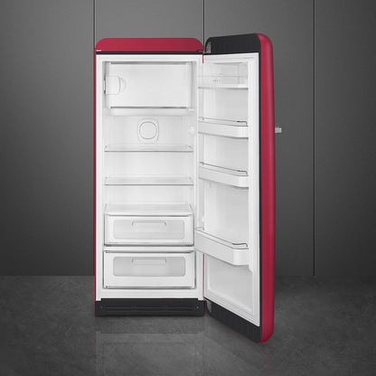 Tủ lạnh một cửa SMEG FAB28RDRB5 màu đỏ ruby cánh phải