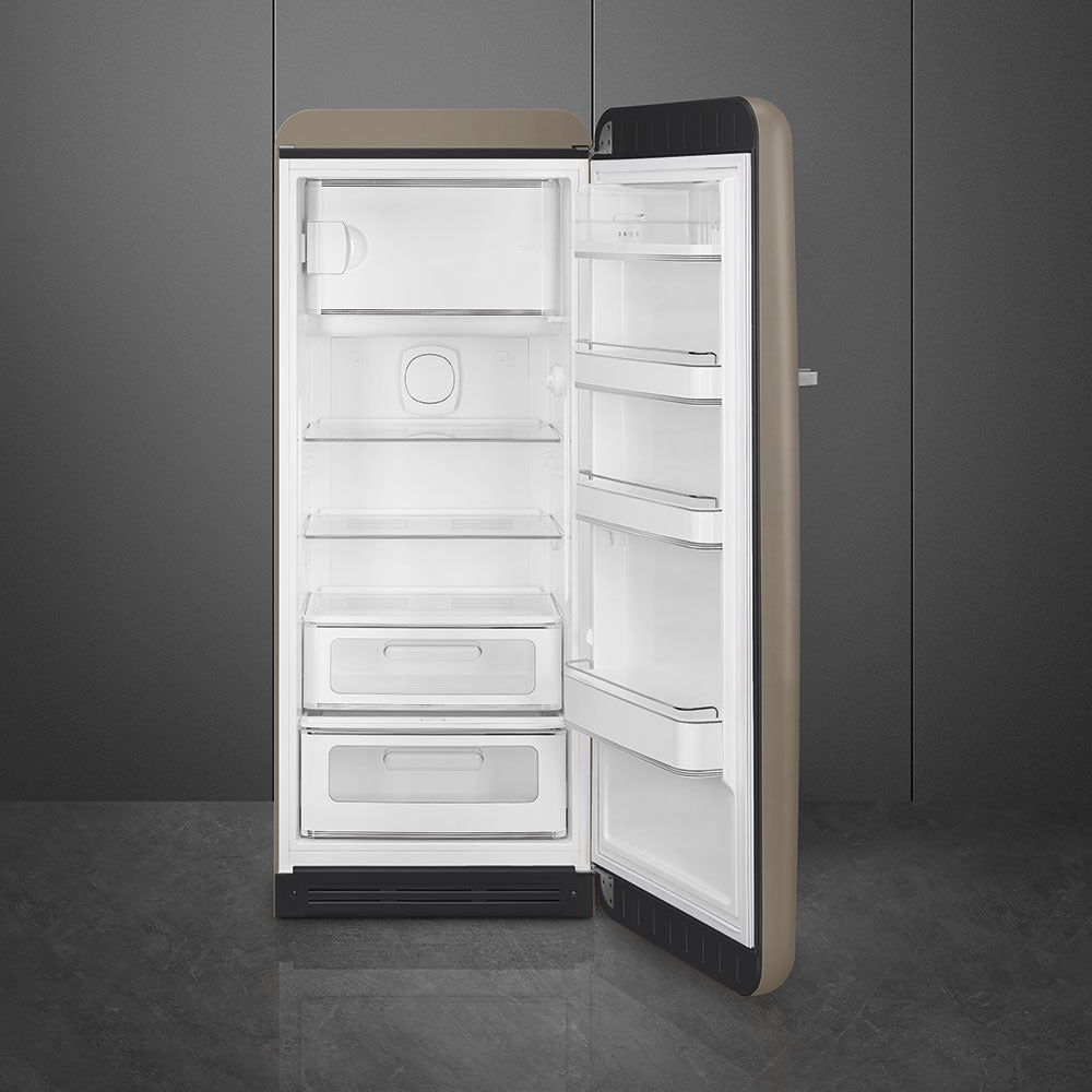 Tủ lạnh một cửa SMEG FAB28RDTP5 màu Taupe cánh phải