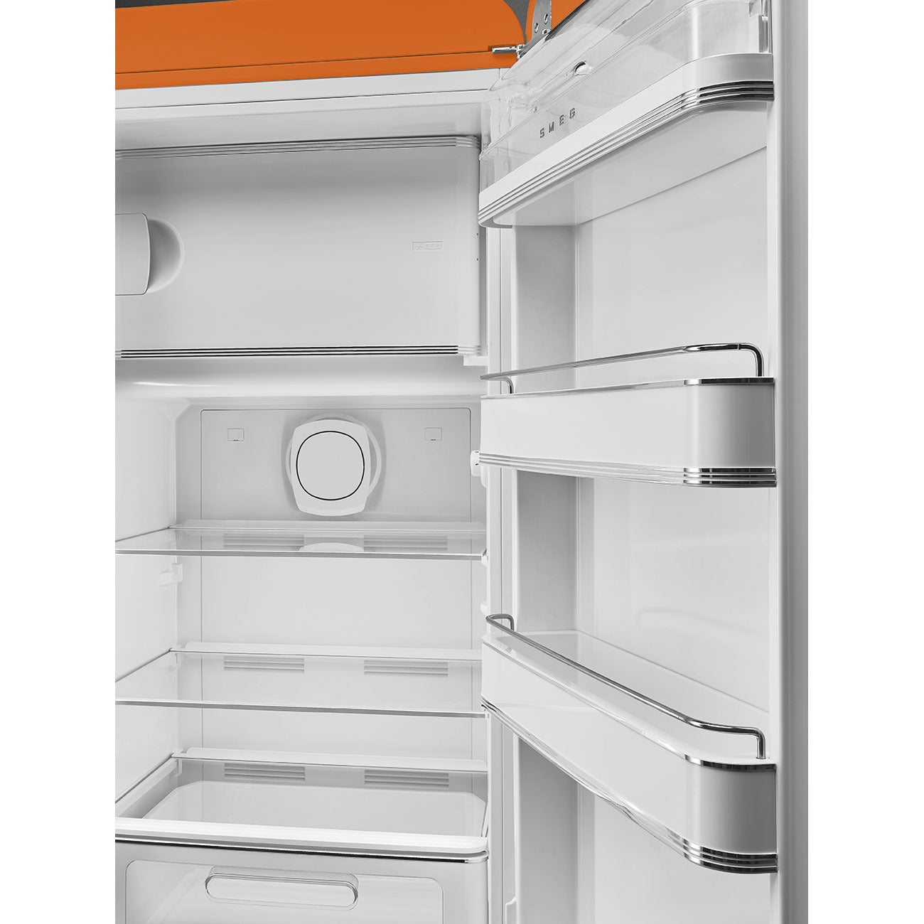 Tủ lạnh một cửa SMEG FAB28ROR5 màu cam cánh phải