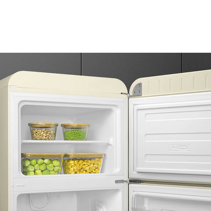 Tủ lạnh cửa đôi SMEG FAB30RCR5 màu kem cánh phải