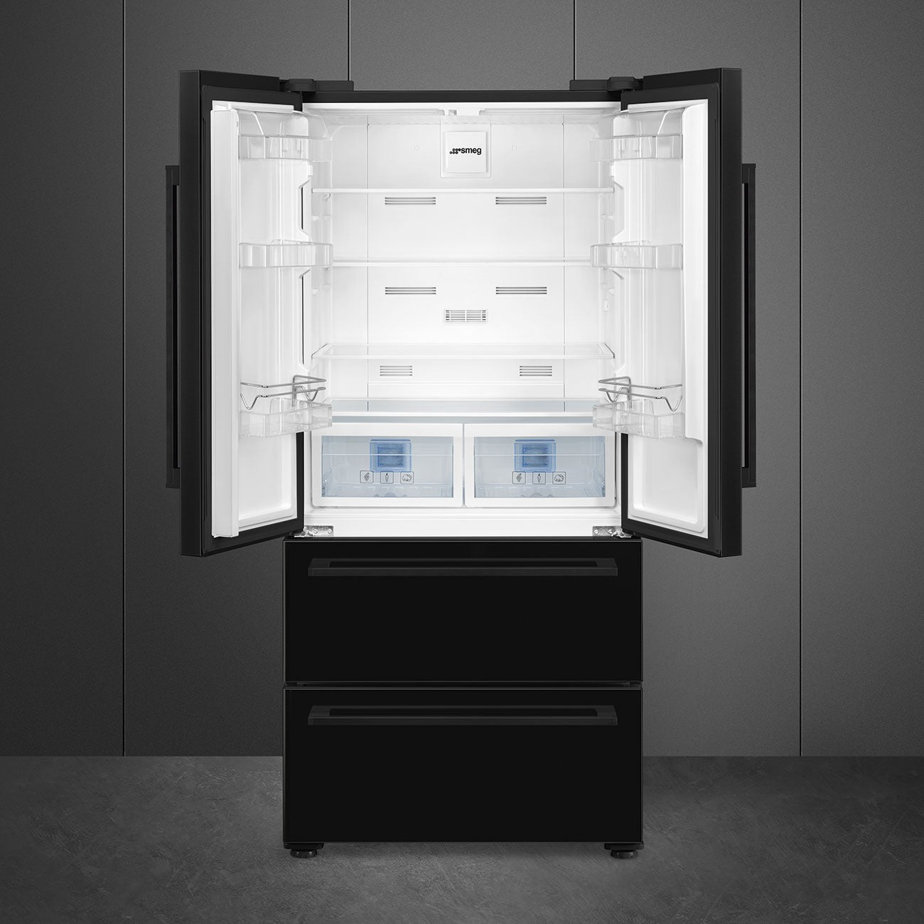Tủ lạnh 4 ngăn SMEG FQ55FNDF màu đen